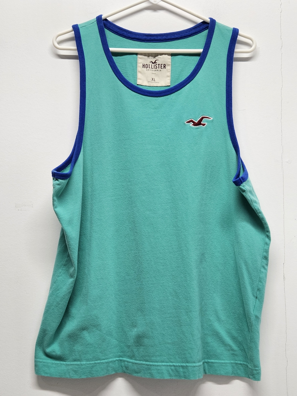 Hollister Y2K Mens Tank Muscle Top Size XL
